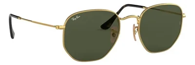 Anteojos Lentes de Sol Ray Ban Hexagonal RB3548N 001 54-21 Clásico dorado/verde
