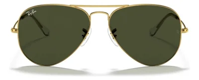 Anteojos Lentes de Sol Ray Ban Aviator RB3025 L0205 58-14  Clásico dorado/verde