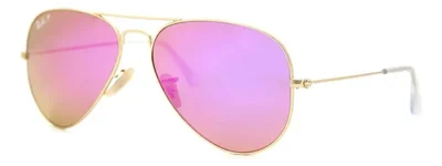 Anteojos Lentes de Sol Ray Ban Polarizado Aviator RB3025 1121Q 58-14