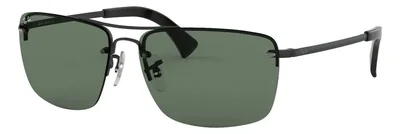 Anteojos Lentes de Sol Ray Ban Classic RB3607 002/71 61 Clásico negro/verde
