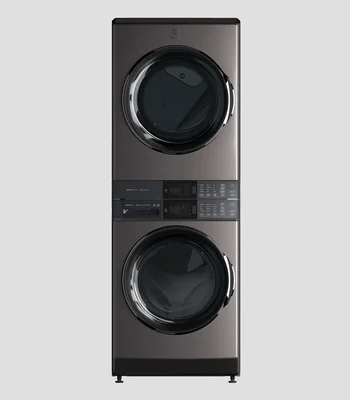 Lavasecadora Eléctrica 21 Kg Laundry Tower Serie 600 Carga Frontal ELTE7600AT Gris Titanio