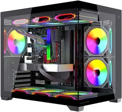 Gabinete Gamer Mini Torre Tank Core Pro Gi925 Negro