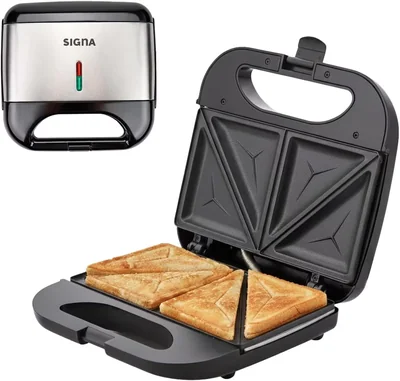 Sandwichera 750w Panini Electrica Con Recubrimiento Antiadherente