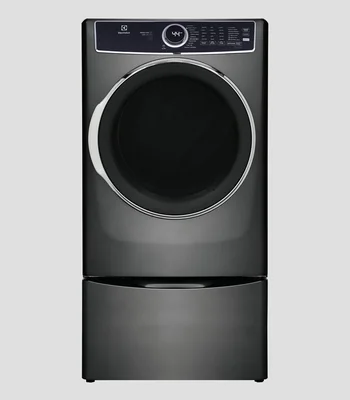 Secadora ELFG7637AT a gas natural de carga frontal con capacidad de 22 Kg, color titanium