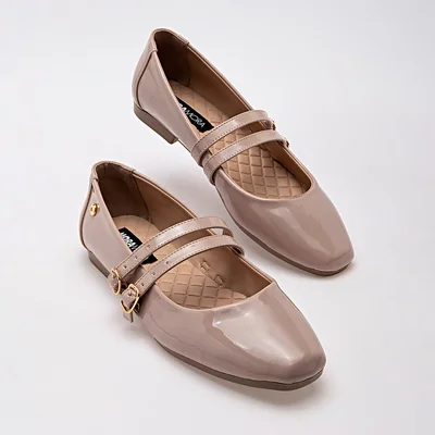 Flats En Moramora Beige Dama