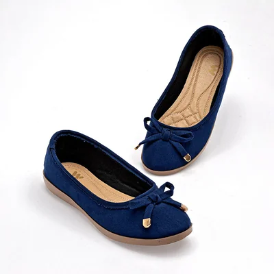 Pantufla Woolies Azul Dama