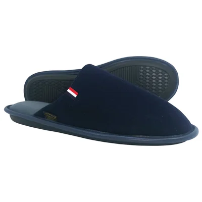Pantuflas Calzatura 16031 color Marino Textil