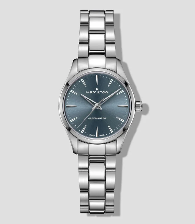 Reloj Unisex Jazzmaster Quartz casual, Plateado