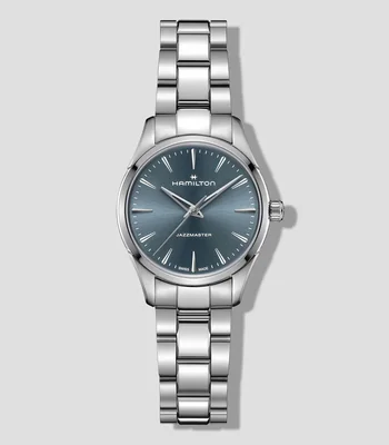 Reloj Unisex Jazzmaster Quartz casual, Plateado