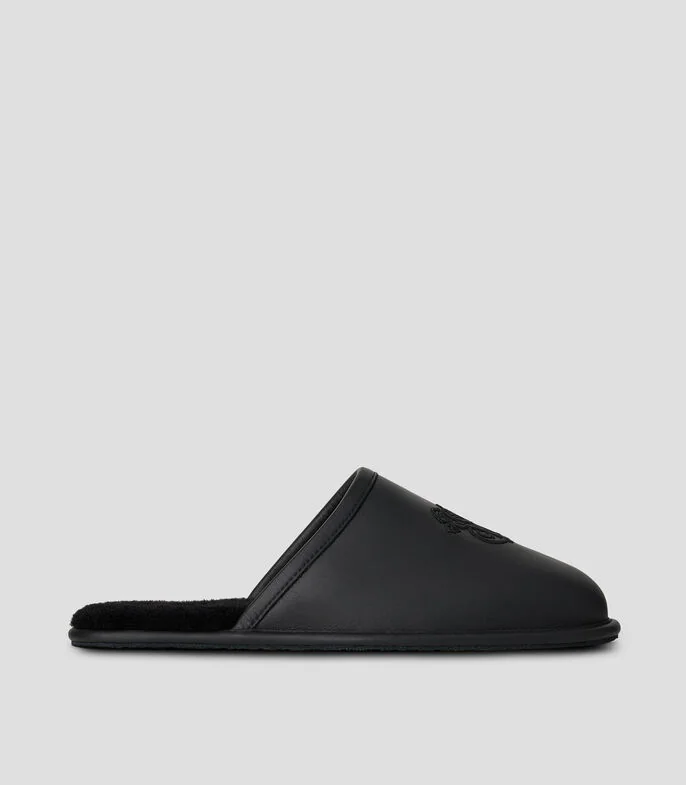 Pantuflas con logotipo Hombre