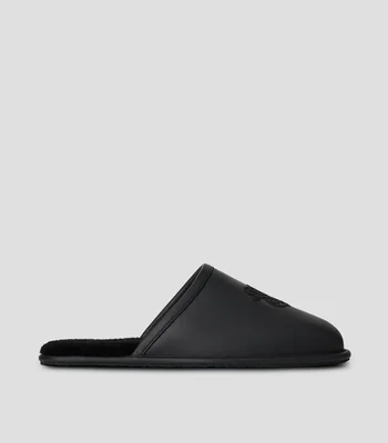 Pantuflas con logotipo Hombre