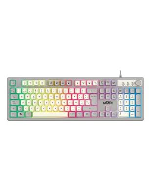 Teclado gamer alámbrico Basher BASH-1006