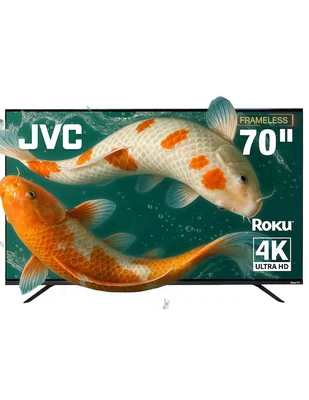 Pantalla Smart TV LED de 70 pulgadas 4K/UHD SI70URF con Roku TV