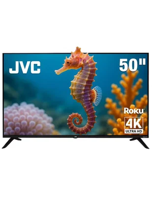 Pantalla Smart TV LED de 50 pulgadas 4K/UHD SI50URF con Roku TV