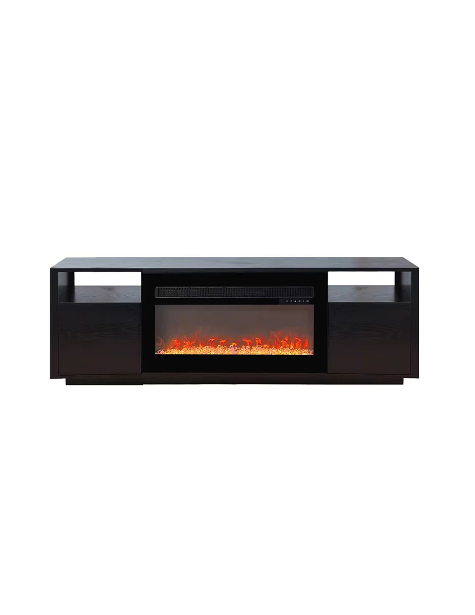 Chimenea eléctrica empotrable de mdf