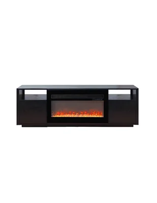 Chimenea eléctrica empotrable de mdf