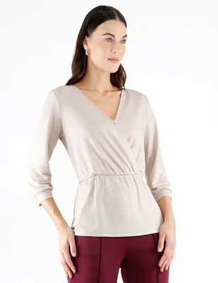 Blusa manga 3/4 para mujer