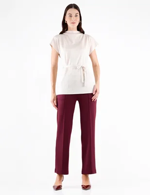 Blusa manga corta para mujer
