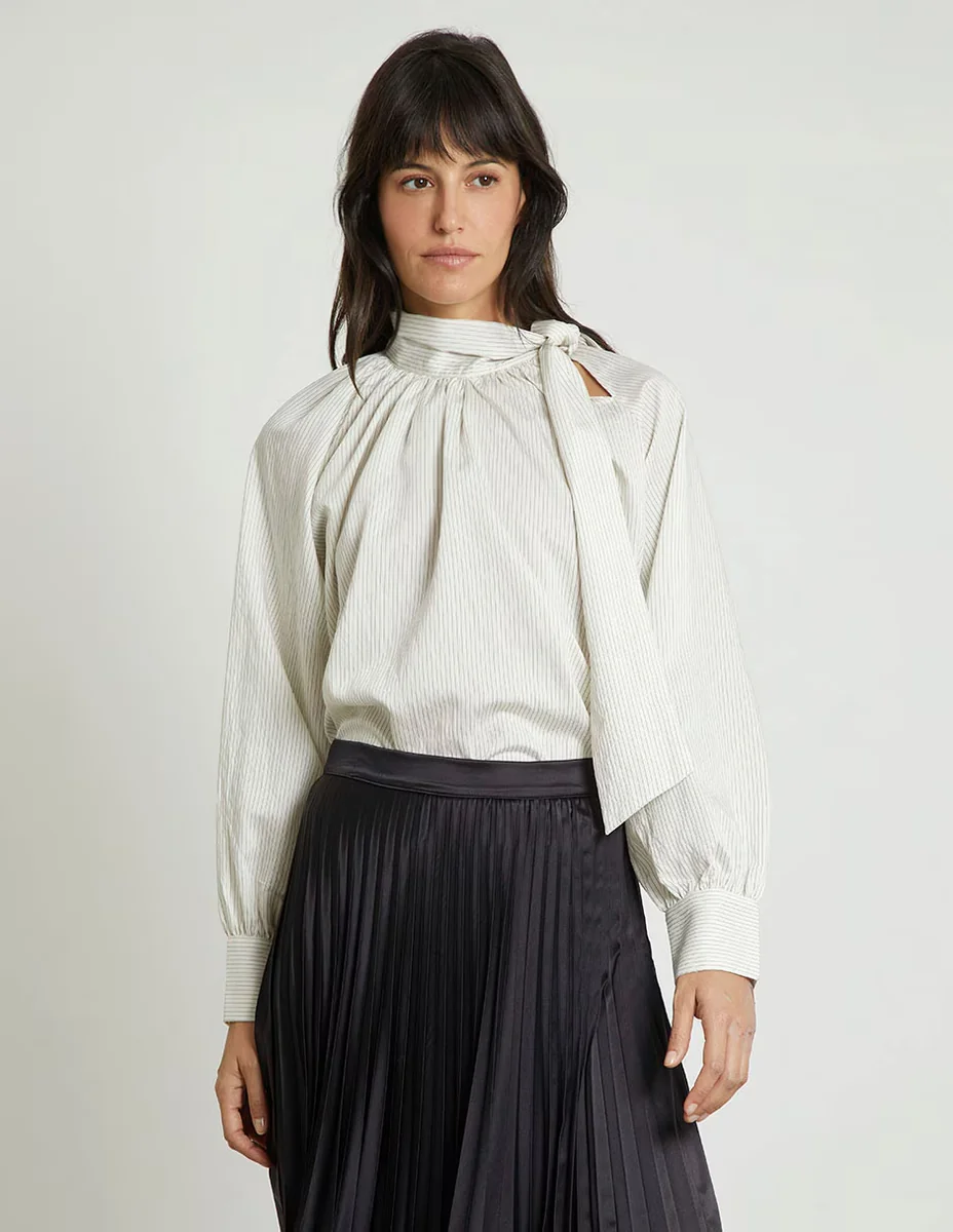 Blusa manga larga para mujer