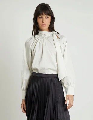 Blusa manga larga para mujer