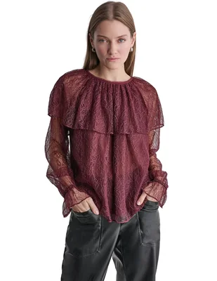 Blusa manga larga para mujer