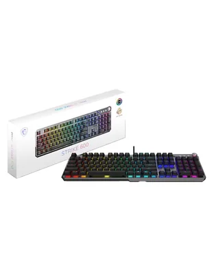 Teclado gamer alámbrica Msi Strike 600 Switch Silencioso