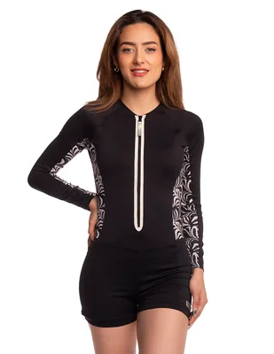 Traje de baño estampado floral para mujer