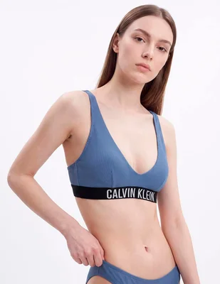 Top bikini con copa removible para mujer