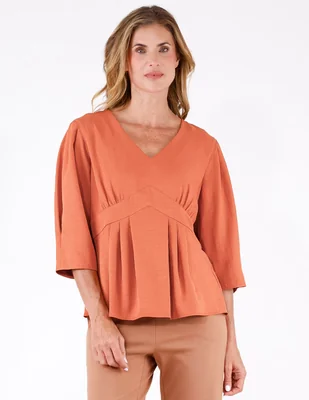 Blusa manga 3/4 para mujer