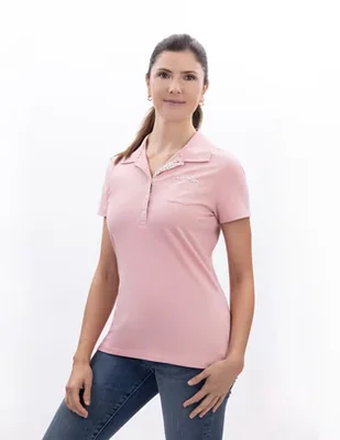 Playera tipo polo para mujer