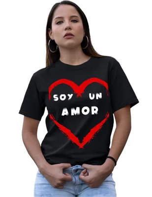 Playera manga corta cuello redondo para mujer