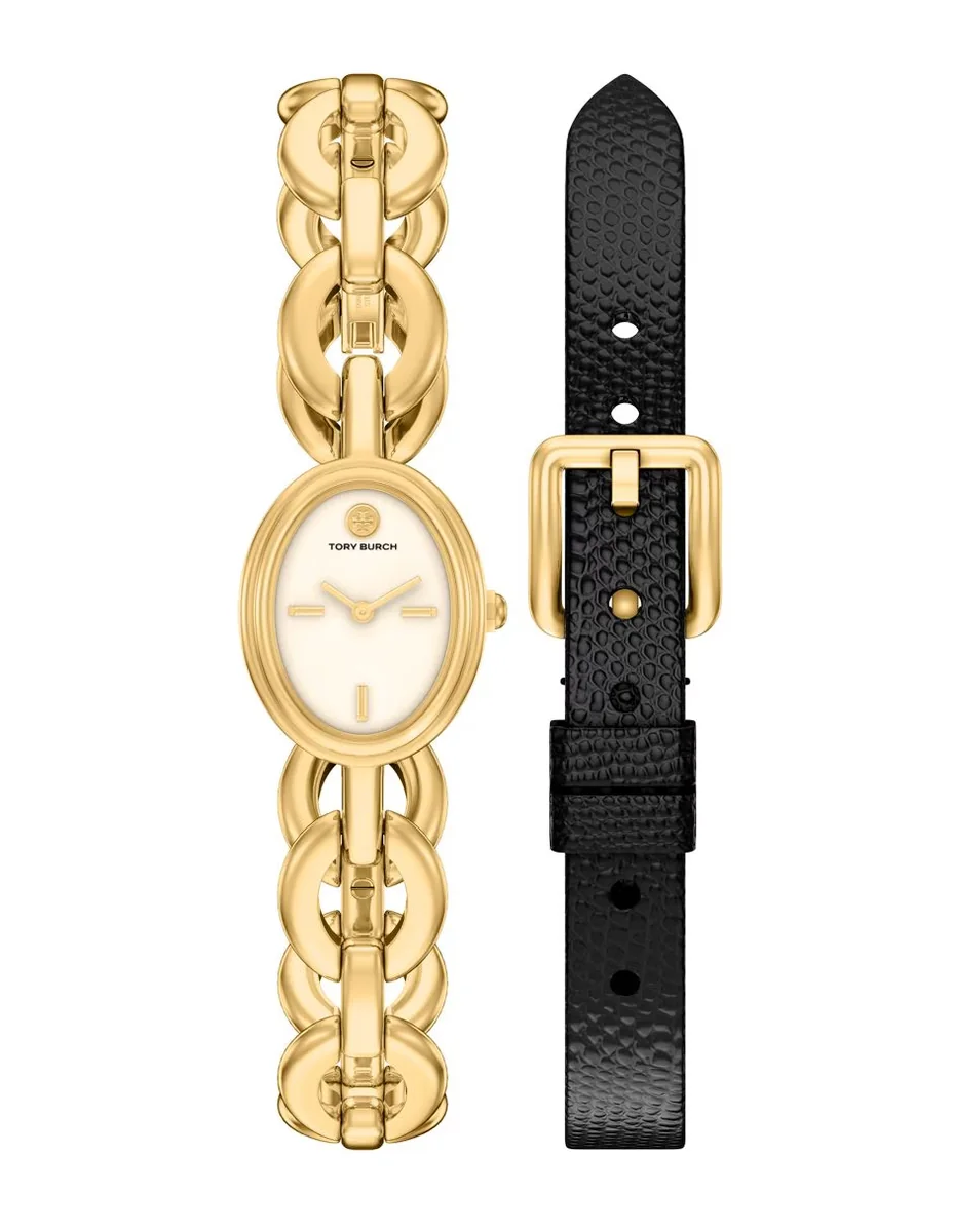 Kit de reloj The Oval Small Gift Set para mujer TBW6046SET