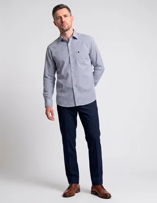 Camisa de vestir manga larga para hombre