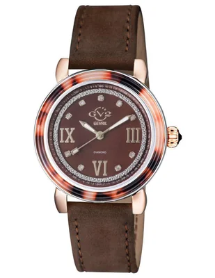Reloj Suizo para mujer Marsala Tortoise