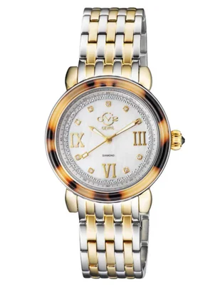 Reloj Marsala Tortoise Diamond para mujer 9854B