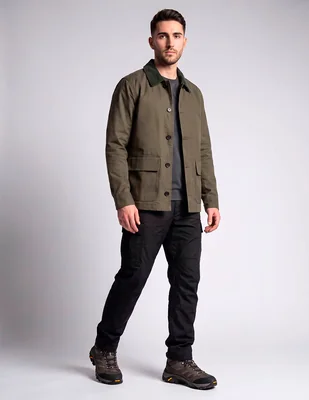 Chamarra casual con bolsillos para hombre