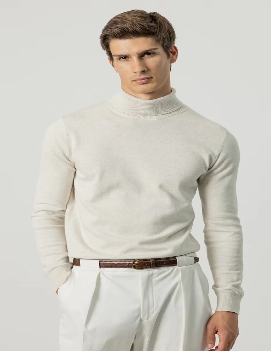 Suéter cuello Tortuga para hombre