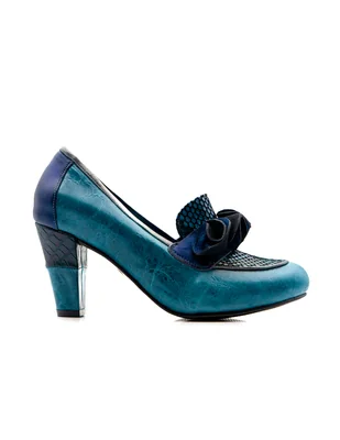 Zapatilla de piel