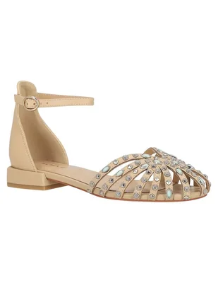 Balerina de piel para mujer