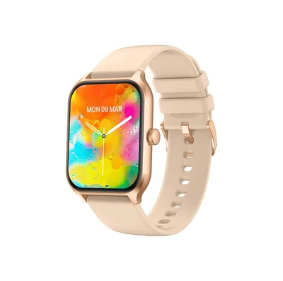 Smartwatch Reloj Inteligente P60 resolución HD 1,96 DORADO