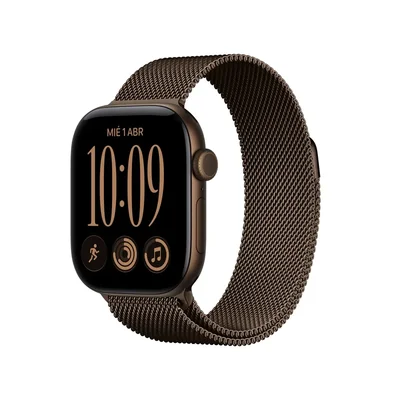 Apple Watch Series 12 Gps Con Caja De Aluminio Y Correa Estilo Milanés