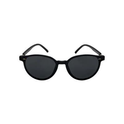 Lentes de Sol Redondos Mossimo Pasta Negro Mica Negras Para Mujer