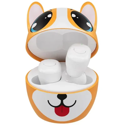 Audífonos inalámbricos Coby Bluetooth con estuche Corgi