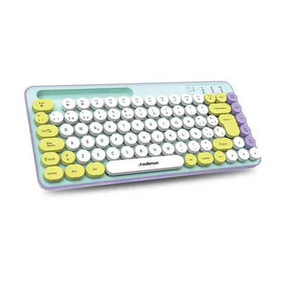 Teclado Inalámbrico Bluetooth Retro Máquina de Escribir en español