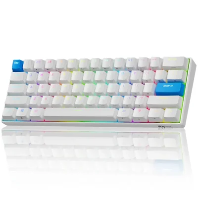 Teclado RK ROYAL KLUDGE C61 60 % con interruptores magnéticos Hall Effect