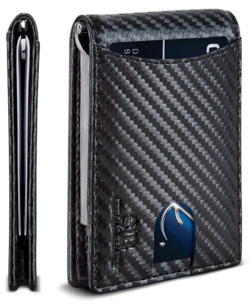Cartera Minimalista de Cuero con Bloqueo RFID SERMAN BRANDS