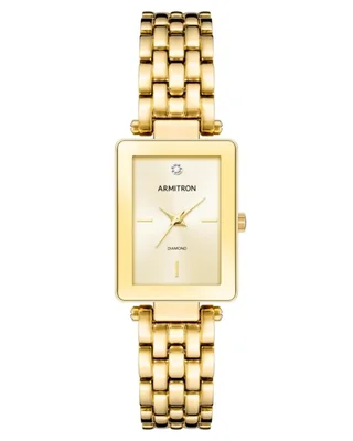 Reloj Armitron 75-5769 con esfera de diamante y pulsera