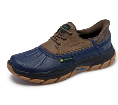Zapato impermeable Skechers 11 azul marino/caqui