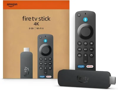 Fire TV Stick 4K Select 2025 Alexa Control Voz Streaming Netflix Disney+ ViX Convierte Tu TV en Smart TV
