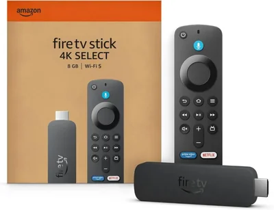 Reproductor de Streaming Amazon Fire TV Stick 4K Select